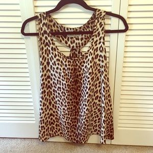 Animal print cami