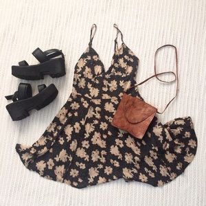 Floral/polka dotted dress