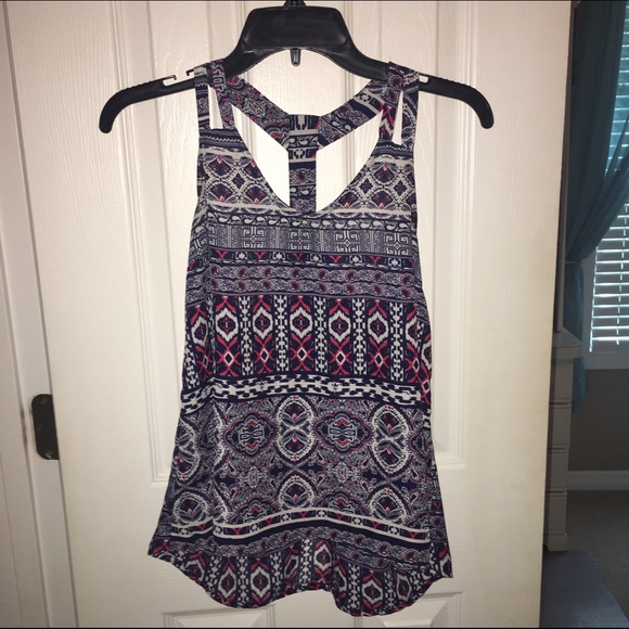 red, white, and blue tank top - Picture 1 of 2