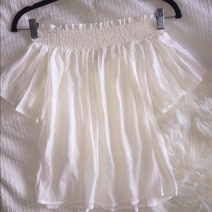 White Off the Shoulder Top