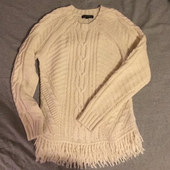 Banana Republic Fringe Sweater