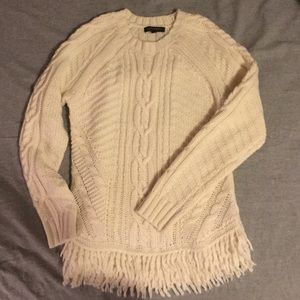 Banana Republic Fringe Sweater