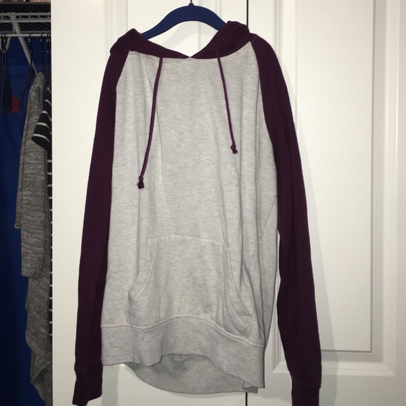 red and cream zumiez hoodie