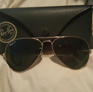 Ray Ban polarized aviators