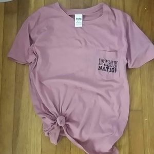Pink nation campus tee *not sold in stores!