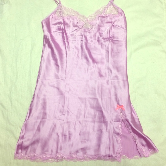 Victoria's Secret lilac satin slip