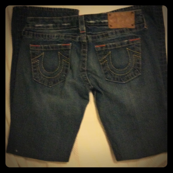 True Religion women's bootcut jeans EUC