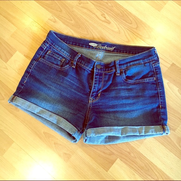 Boyfriend Style Jean Shorts