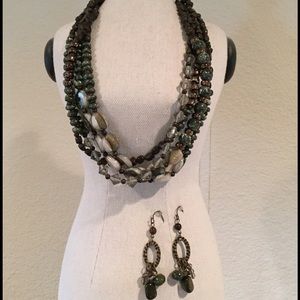 Cookie Lee Necklace & Earrings Set