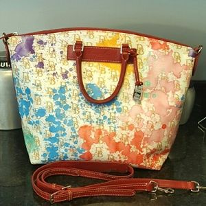 Dooney & Bourke Splash print Satchel/Crossbody