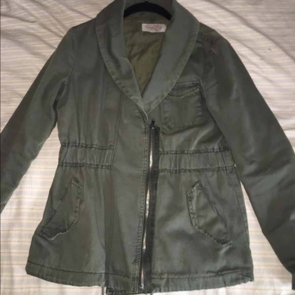 Green Army Jacket from Urban Outfitters - Picture 3 of 4