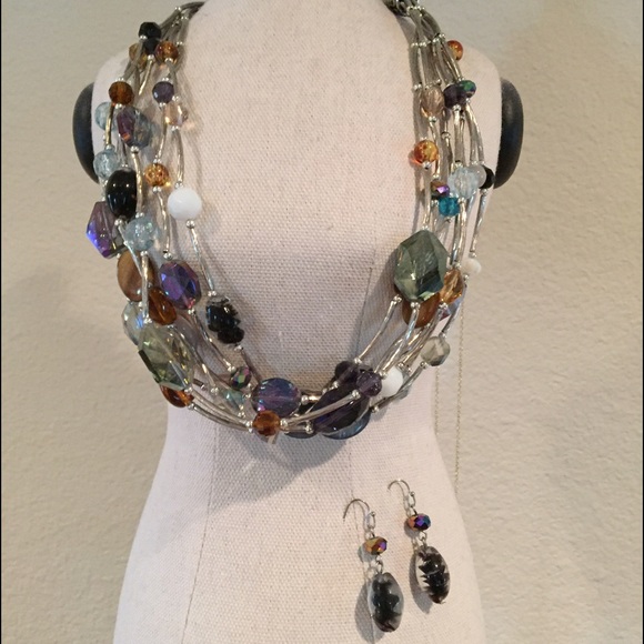 Cookie Lee Necklace & Earrings Set