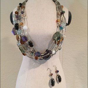 Cookie Lee Necklace & Earrings Set