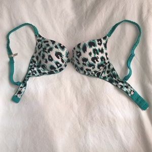 Victoria's Secret PINK Leopard Print Push-Up Bra