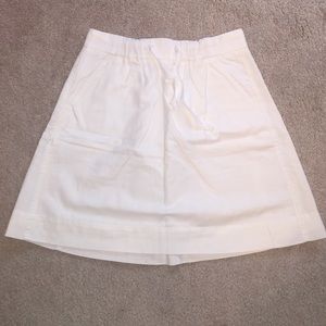 White Jcrew skirt