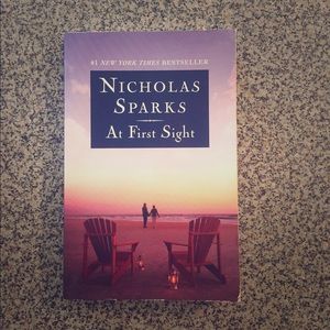 Book. Nicholas Sparks. At First Sight. Paperback
