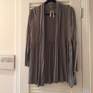 Kische super soft olive drape sweater