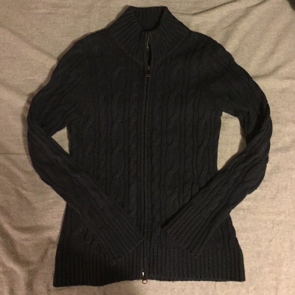 Eddie Bauer Zip Up Sweater