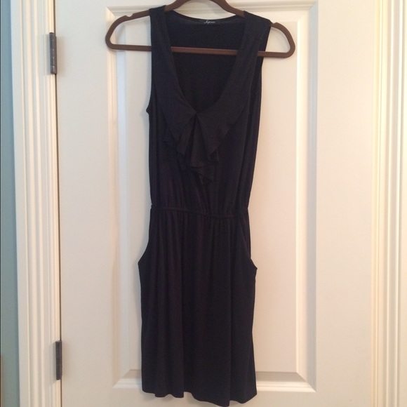 black cotton dress size small