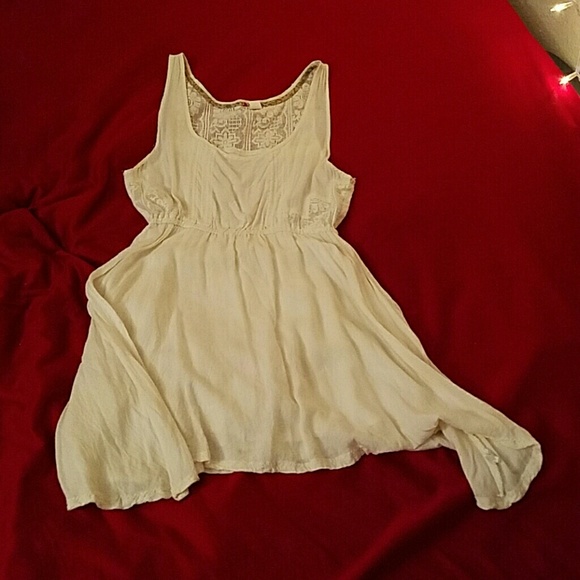 Flowy white dress