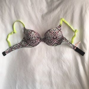 Victoria's Secret PINK Aztec Print Push-Up Bra