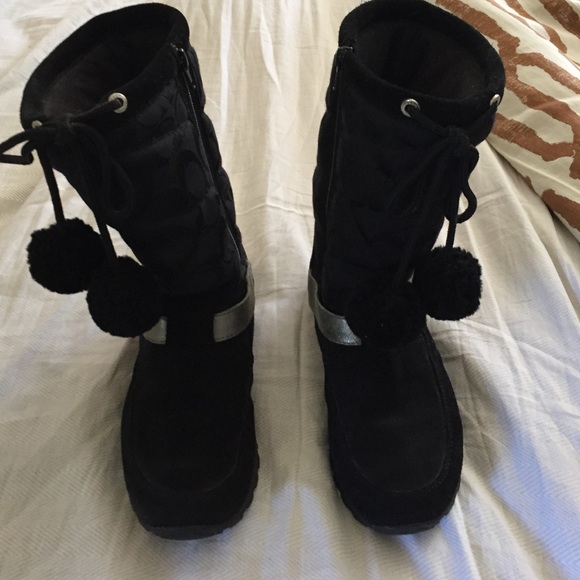 Black Coach boots