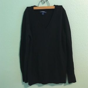 Black V-Neck Sweater - Old Navy