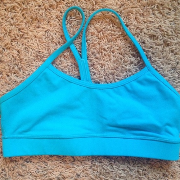 Lululemon blue sports bra!