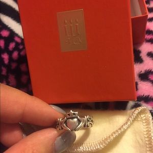 Adorned Claddagh Ring