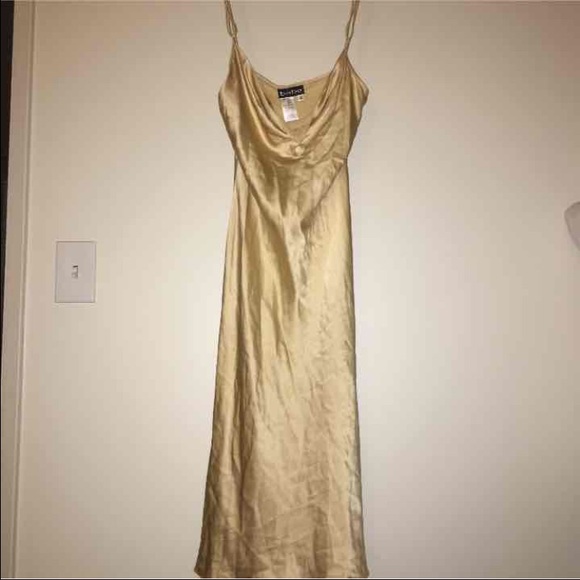 Silk maxi dress