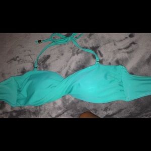teal/aqua bathing suit top