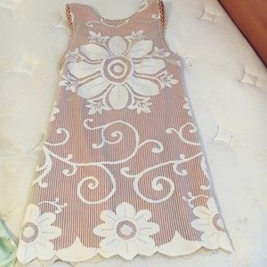 FP beige knit dress