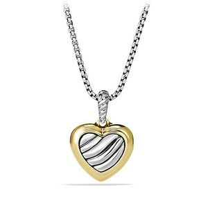 David Yurman heart necklace