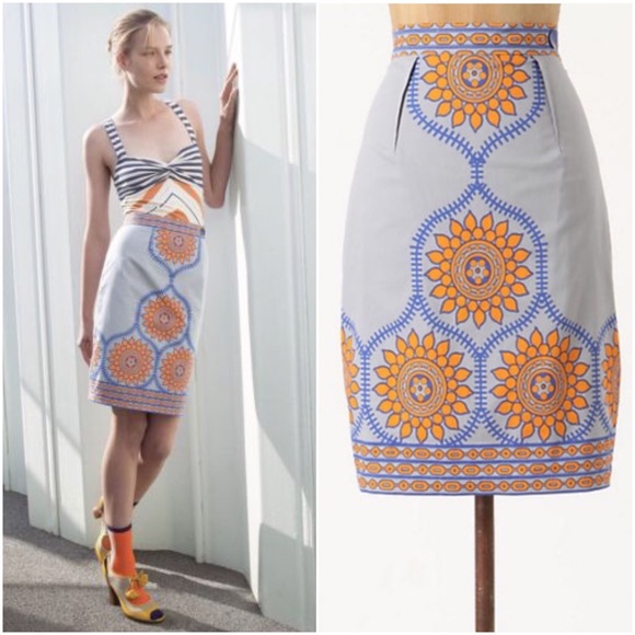 Anthropologie Dresses & Skirts - EUC Plenty by Tracy Reese Boho Medallion  Skirt