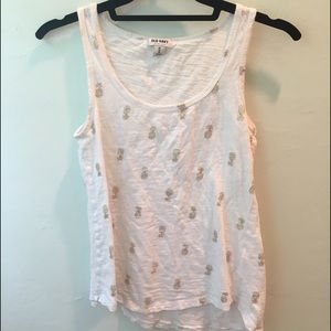 Gold pineapple tank