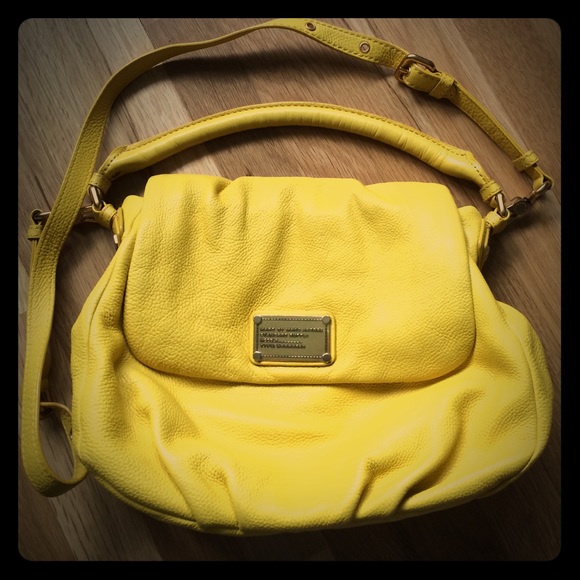 Marc by Marc Jacobs yellow cross body purse