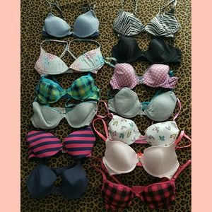 Lot of 13 bras