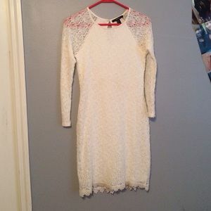 White lace dress