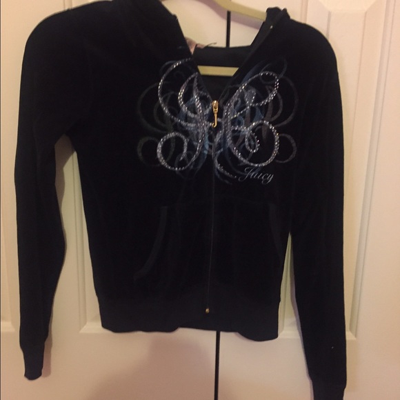 Black juicy hoodie
