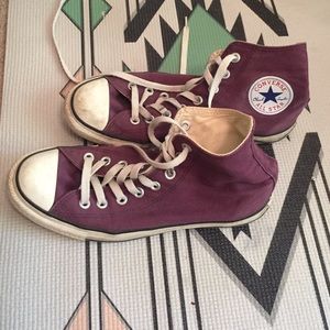 Vintage purple converse
