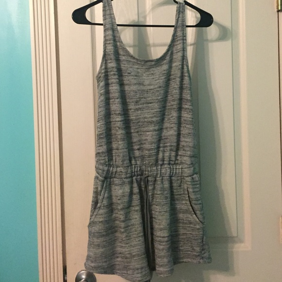 Grey Day Romper