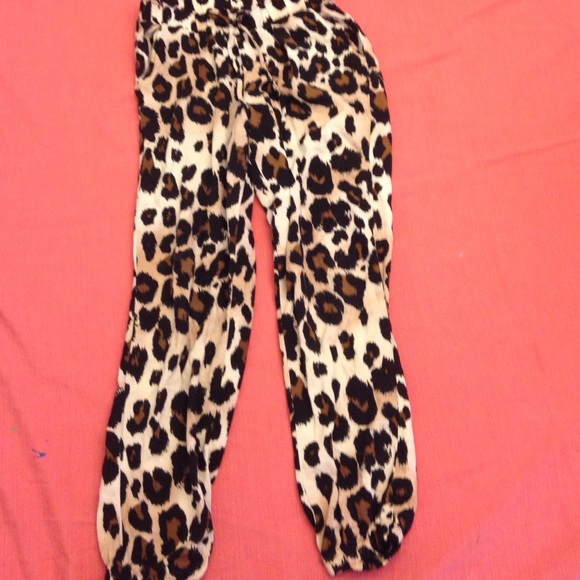 Leopard pants
