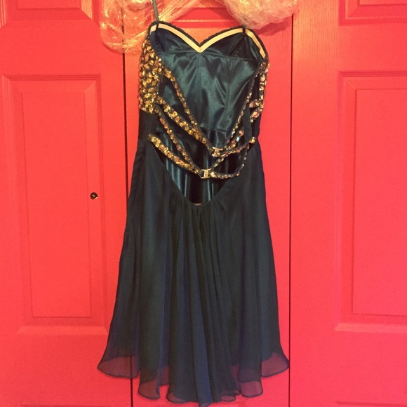 Flash sale🌸 beautiful blue semi formal dress 🌸 - Picture 3 of 4