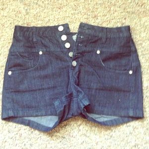 High waisted shorts