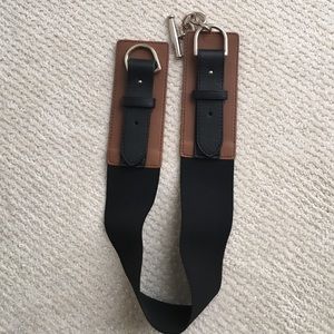 Express size xs/s stretch belt black and brown