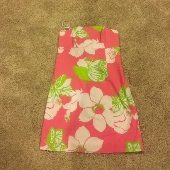 Lilly Pulitzer strapless dress