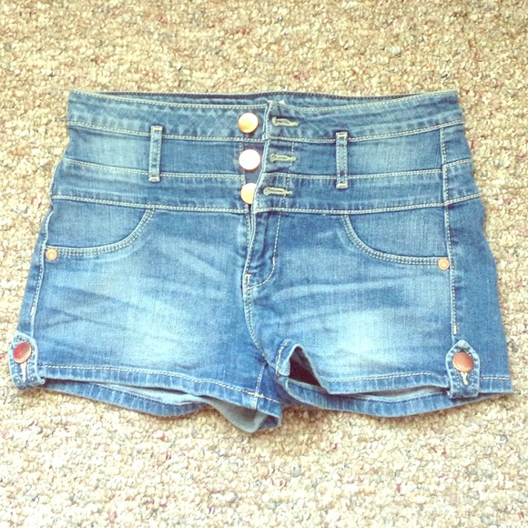 High waisted shorts