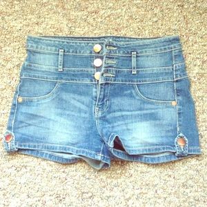 High waisted shorts
