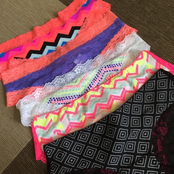 Set of 5 VS PINK Panties