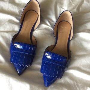 Banana Republic Cobalt Blue patent flats